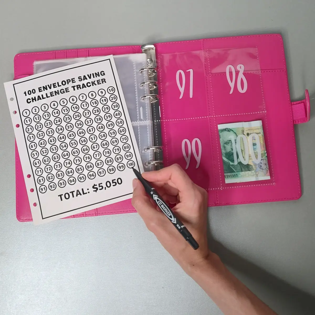 Лилав тефтер за спестяване